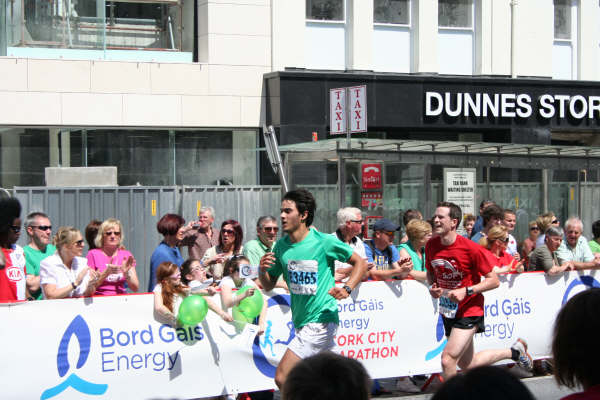 Brendan O'Riordan Crossing the Finish Line Brendan O'Riordan Crossing the Finish Line