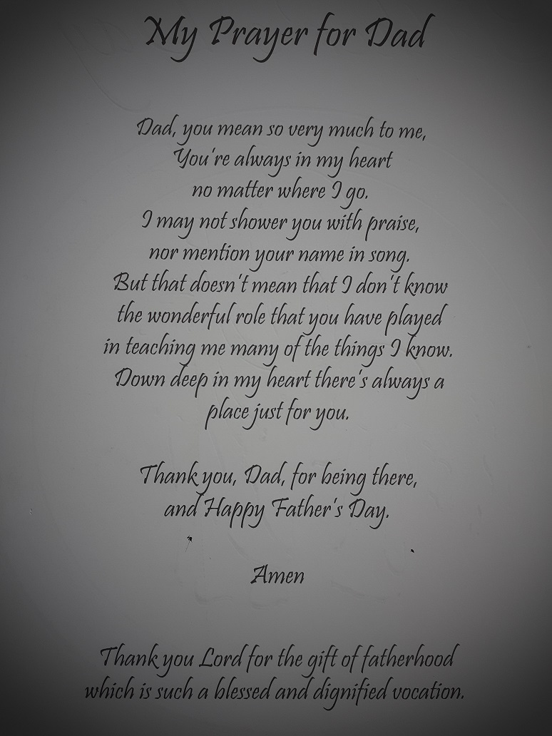 Trisomy18 Trisomy13 SOFT Ireland Fathers Day Poem