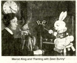 Marion King Sean Bunny Cusahaboo Marion King and Painting with Sean Bunny